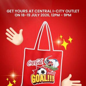 Sukiya Central I-City Promotion: Dine & Redeem - Free Custom Coca-Cola Tote Bag | 18-19 July 2026