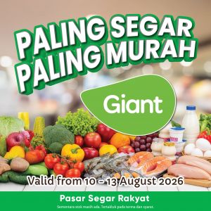 Giant Promotion: Pasar Segar Rakyat - Broccoli at RM2.19 | 10-13 August 2026