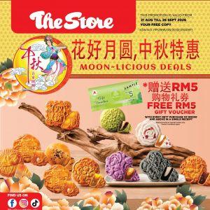 The Store Mooncake Promotion: Moon-licious Deals - 10% OFF & Free RM5 Voucher | 21 Aug - 26 Sept 2026