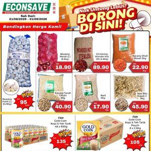 Econsave Promotion: Borong Di Sini - Huge Wholesale Grocery Deals | 21 Aug - 1 Sept 2026