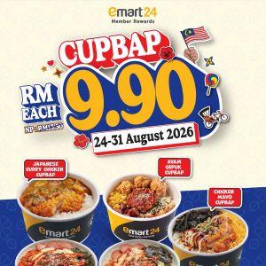 emart24 Cupbap Promotion: Member Rewards - RM9.90 Each | 24 - 31 August 2026
