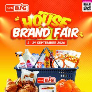 AEON BiG Promotion: House Brand Fair - Daily Essentials from RM1.20 | 2 - 29 September 2026