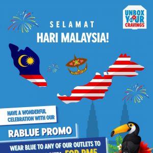 Domino's Malaysia Day Promotion: Rablue Promo - Personal Pizza for RM5