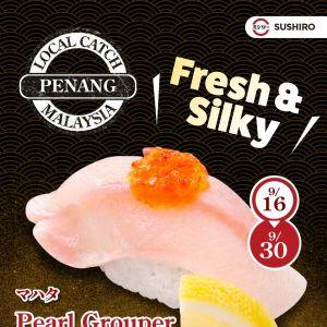 Sushiro Pearl Grouper Promotion: Penang Local Catch - RM7.80 | 16-30 September 2026