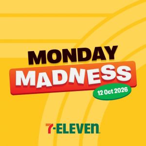 7-Eleven Monday Madness Promotion: RM1 Snacks & RM2 Slurpee | 12 Oct 2026