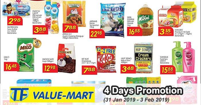 TF Value-Mart 4 Days Great Promotion (31 January 2019 - 3 February 2019)