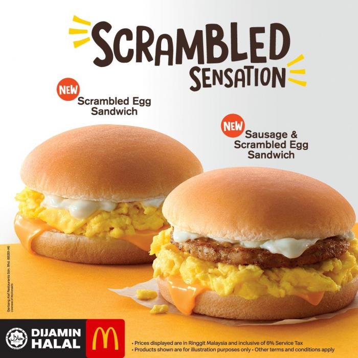 Mcdonald S New Scrambled Egg Sandwich