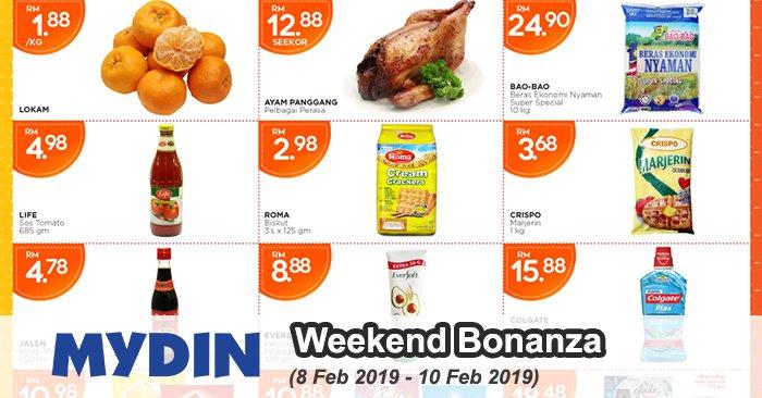 MYDIN Weekend Promotion at Sarawak (8 Feb 2019 - 10 Feb 2019)