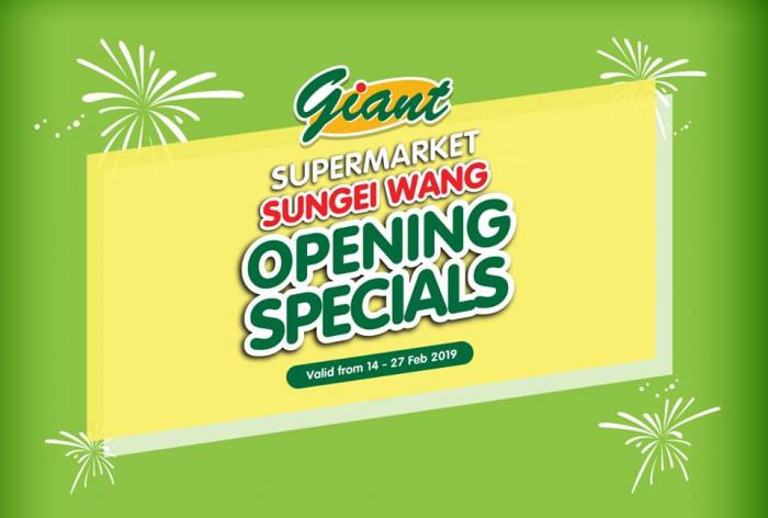 Giant Sungei Wang Opening Promotion (14 February 2019 - 27 February 2019)
