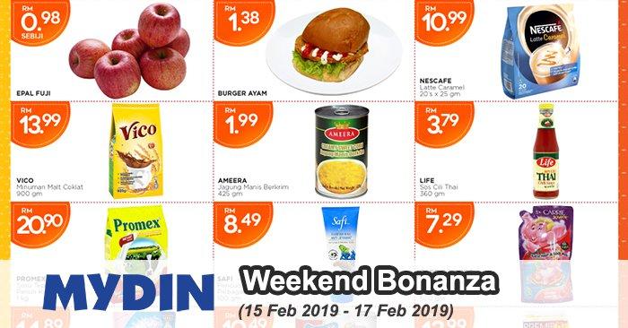 MYDIN Weekend Promotion at Sarawak (15 Feb 2019 - 17 Feb 2019)