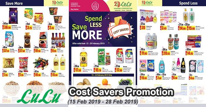LuLu Hypermarket Cost Savers Promotion Catalogue (15 Feb 2019 - 28 Feb 2019)