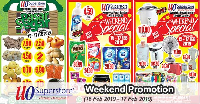 UO SuperStore Pasir Gudang Weekend Promotion (15 Feb 2019 - 17 Feb 2019)