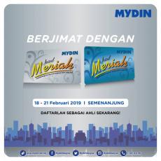 MYDIN Meriah Member Promotion (18 February 2019 - 21 February 2019)