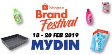 MYDIN Brands Festival on Shopee (18 February 2019 - 20 February 2019)