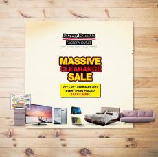 Harvey Norman Massive Clearance Sale at Citta Mall (22 February 2019 - 25 February 2019)