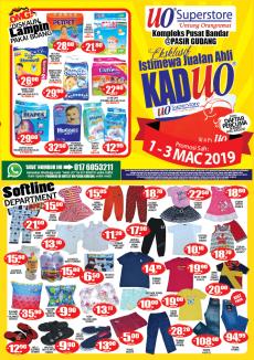 UO SuperStore Pasir Gudang Kad UO Member Promotion (1 March 2019 - 3 March 2019)