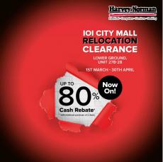 Harvey Norman Relocation Clearance at IOI City Mall (1 March 2019 - 30 April 2019)