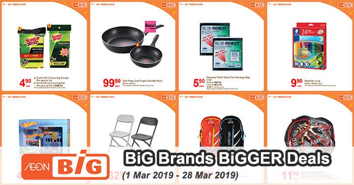 AEON BiG BiG Brands BiGGER Deals Promotion (1 Mar 2019 - 28 Mar 2019)