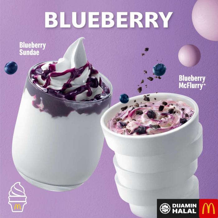 McDonald's Blueberry Desserts
