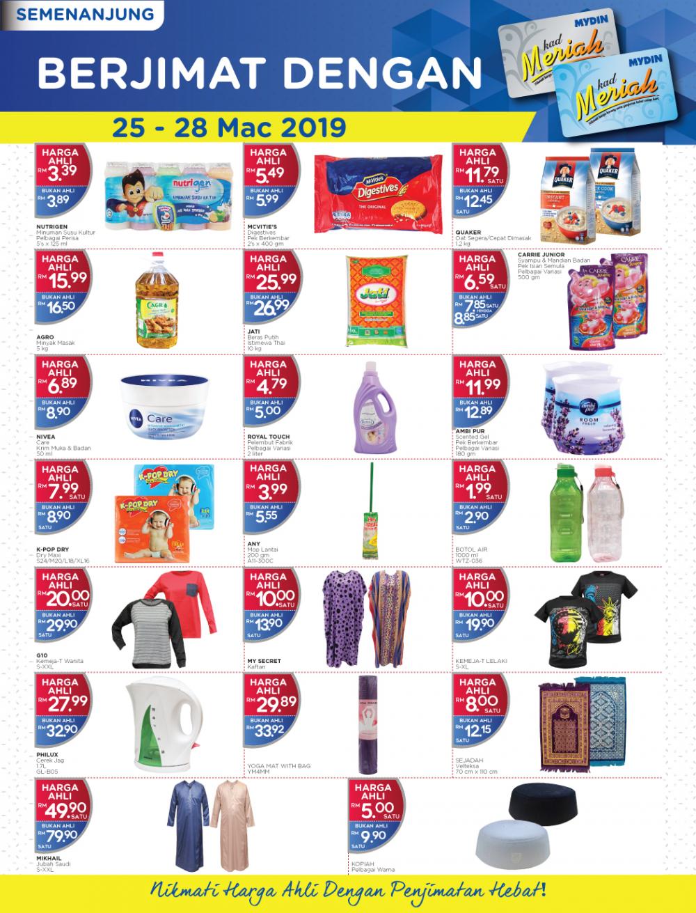 MYDIN Meriah Special Promotion (25 March 2019 - 28 March 2019)