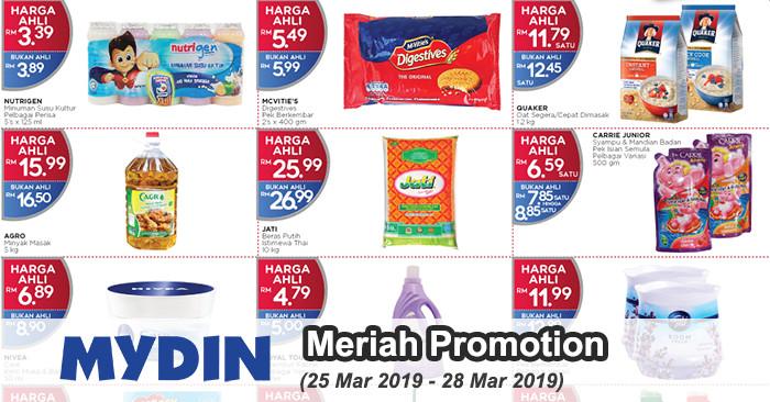 MYDIN Meriah Special Promotion (25 Mar 2019 - 28 Mar 2019)