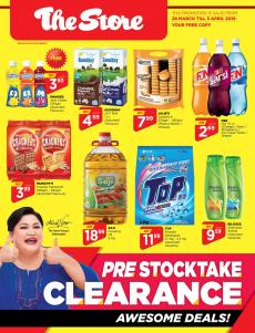 The Store Pre Stocktake Clearance Promotion Catalogue (28 March 2019 - 3 April 2019)