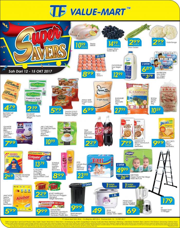 TF Value-Mart Super Savers Promotion (12 October 2017 - 15 October 2017)