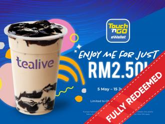 Tealive for RM2.50 with TNG e-Wallet (5 May 2019 - 15 Jun 2019)