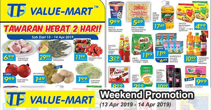 TF Value-Mart Weekend Promotion (13 Apr 2019 - 14 Apr 2019)