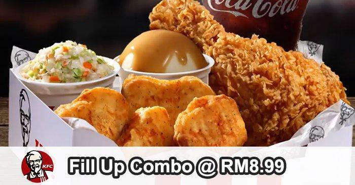KFC Fill Up Combo for RM8.99