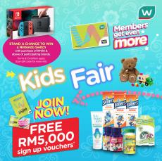 Watsons Kids Fair Promotion (valid until 29 Apr 2019)