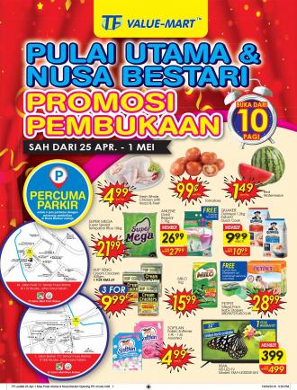 TF Value-Mart Pulai Utama & Nusa Bestari Opening Promotion (25 April 2019 - 1 May 2019)