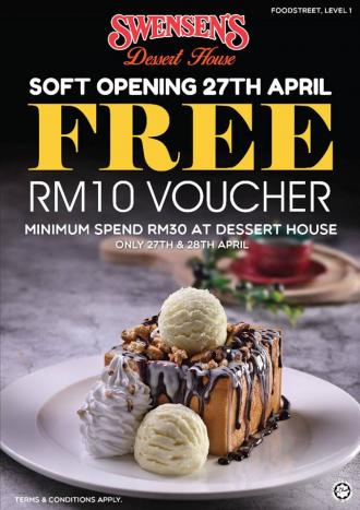 Swensen's Dessert House IOI Mall Puchong Soft Opening Promotion FREE Voucher (27 April 2019)