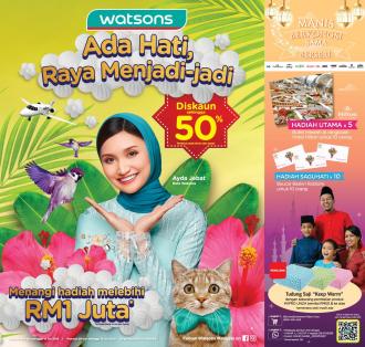 Watsons May Promotion Catalogue (30 April 2019 - 12 June 2019)