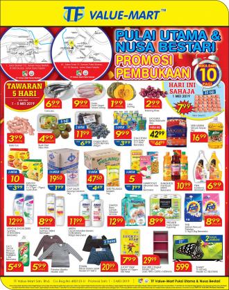 TF Value-Mart Pulai Utama & Nusa Bestari Opening Promotion (1 May 2019 - 5 May 2019)