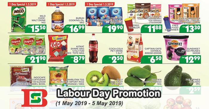 BILLION Labour Day Promotion at Selected Stores (1 May 2019 - 5 May 2019)