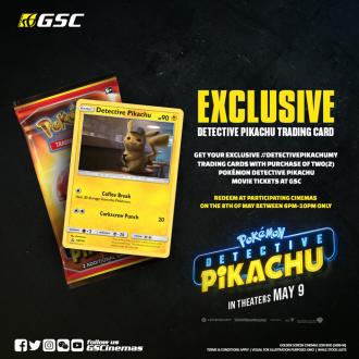 GSC Get Detective Pikachu Trading Card (8 May 2019 onwards)