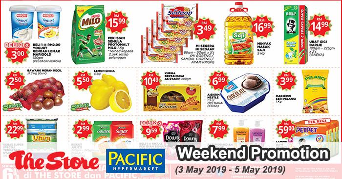 The Store and Pacific Hypermarket Weekend Promotion (3 May 2019 - 5 May 2019)