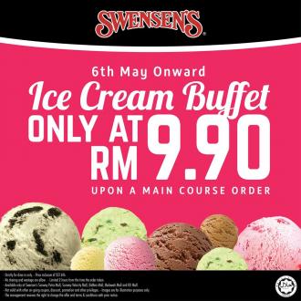 Swensen's Ice Cream Buffet @ RM9.90 (6 May 2019 - 4 June 2019)