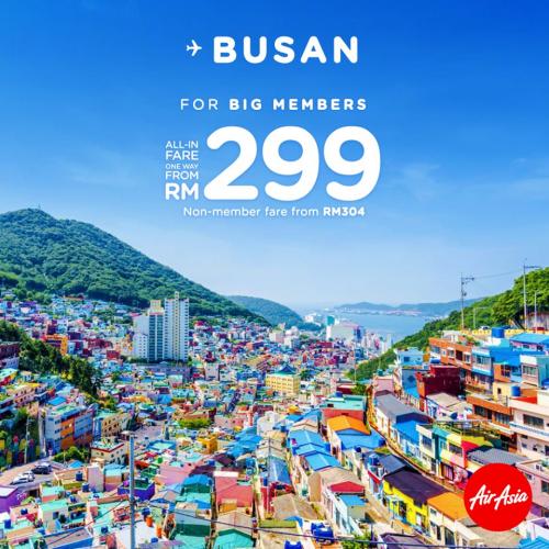 AirAsia 72 Hour Korea Mad Sale from RM249 (8 May 2019 - 10 May 2019)