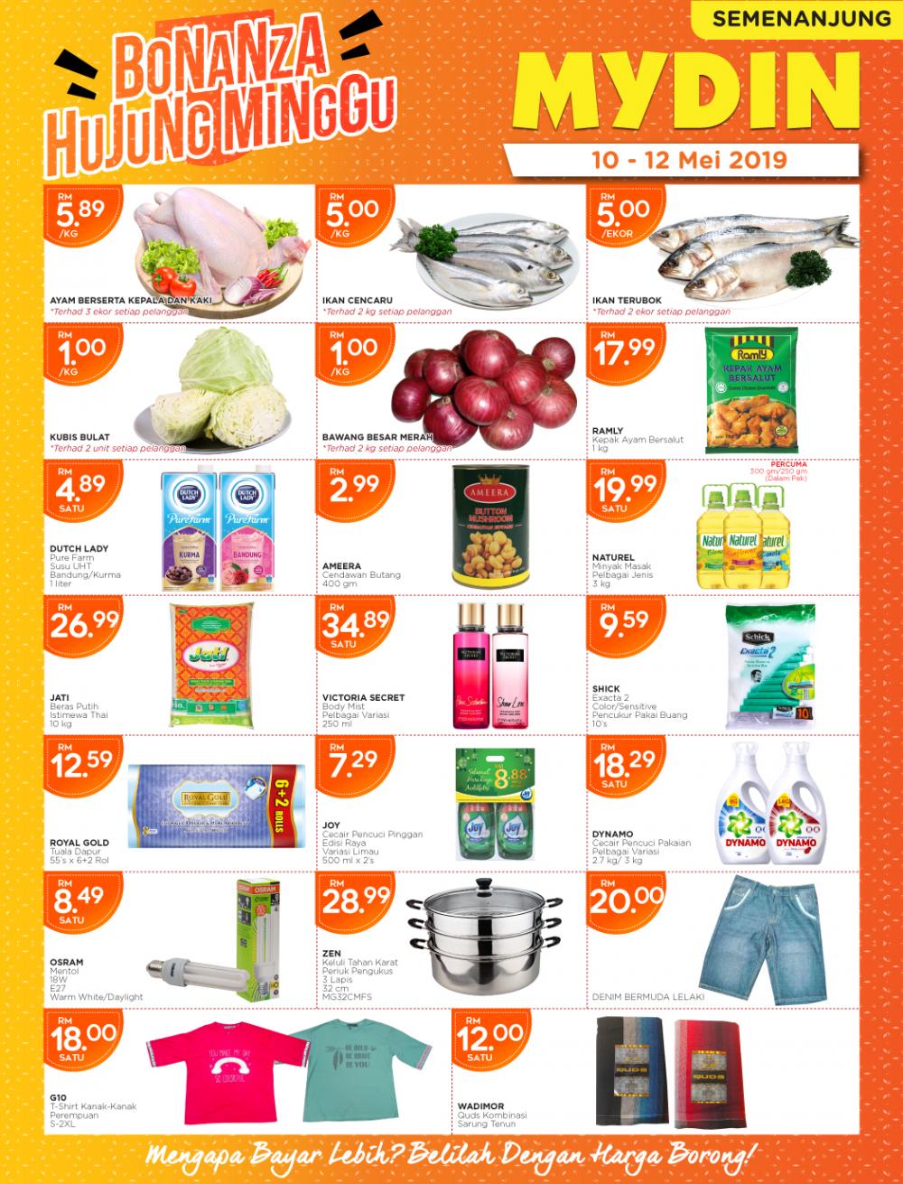 MYDIN Weekend Promotion (10 May 2019 - 12 May 2019)