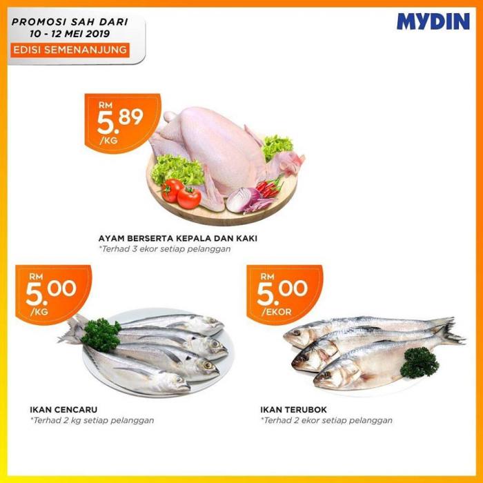 MYDIN Weekend Promotion (10 May 2019 - 12 May 2019)