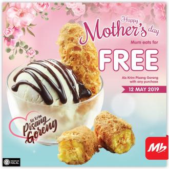 Marrybrown Mother's Day Promotion FREE Ais Krim Pisang Goreng (12 May 2019)