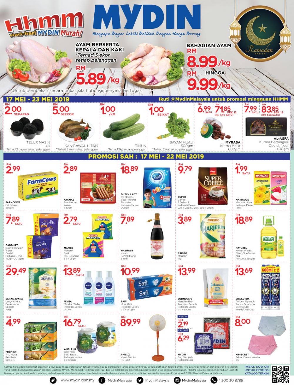 MYDIN Weekend Promotion (17 May 2019 - 22 May 2019)