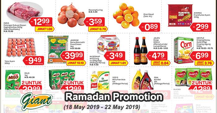 Giant Ramadan Promotion (18 May 2019 - 22 May 2019)