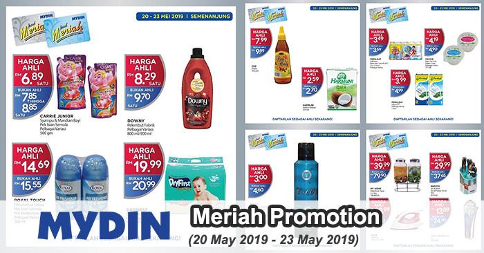 MYDIN Meriah Member Promotion (20 May 2019 - 23 May 2019)