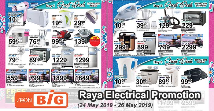 AEON BiG Mid Valley Raya Electrical Promotion (24 May 2019 - 26 May 2019)