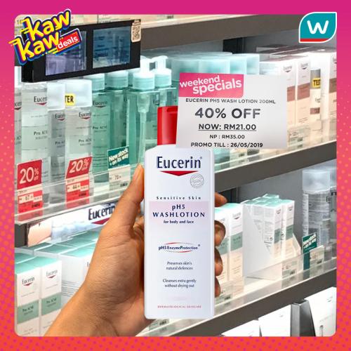 Watsons Bath & Deodorant Promotion Sale Up To 40% OFF (22 May 2019 - 26 May 2019)