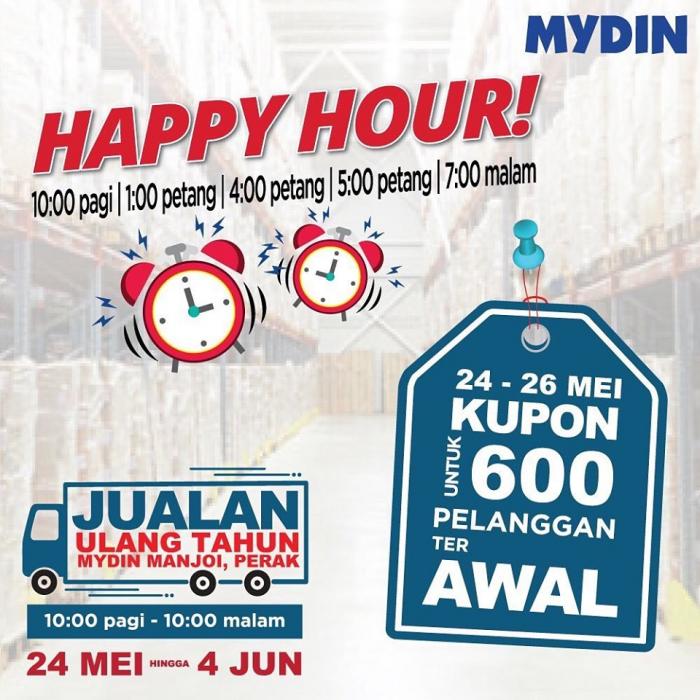 MYDIN Manjoi Anniversary Sale Promotion (24 May 2019 - 26 May 2019)