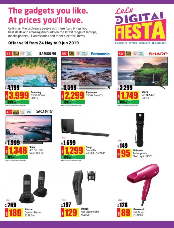 LuLu Hypermarket Digital Fiesta Promotion (24 May 2019 - 9 June 2019)